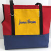 Color Block Red Royal Blue and Sunny Yellow with embroidery2