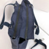 Duplex small navy with divider zip tops