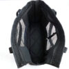 Summer Breeze Dog Carrier – black – inside with mesh top zip