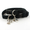 cat collars – stacked -angle black