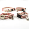 cat collars with bracelets red