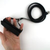 leash – small with pad and hand black
