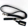 poop bag on leash black