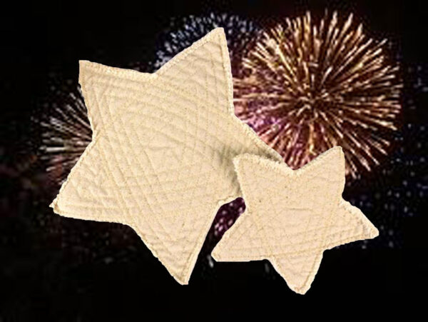 Quiltoys New Year Stars on Fireworks background Quiltoys New Year Stars on Fireworks background